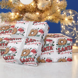 Papel De Presente Eu Saí para o Papai Noel Festa de Natal Engraçada