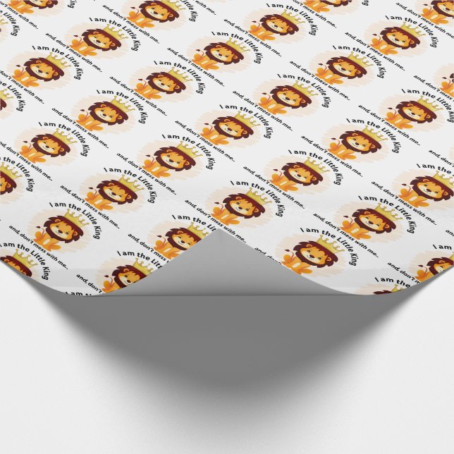 Papel De Presente Eu sou o pequeno rei (Ponta)