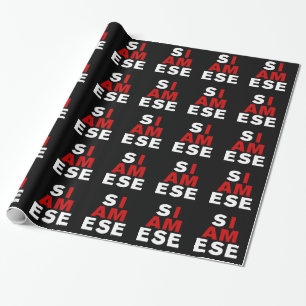 PAPEL DE PRESENTE EU SOU SIAMESE