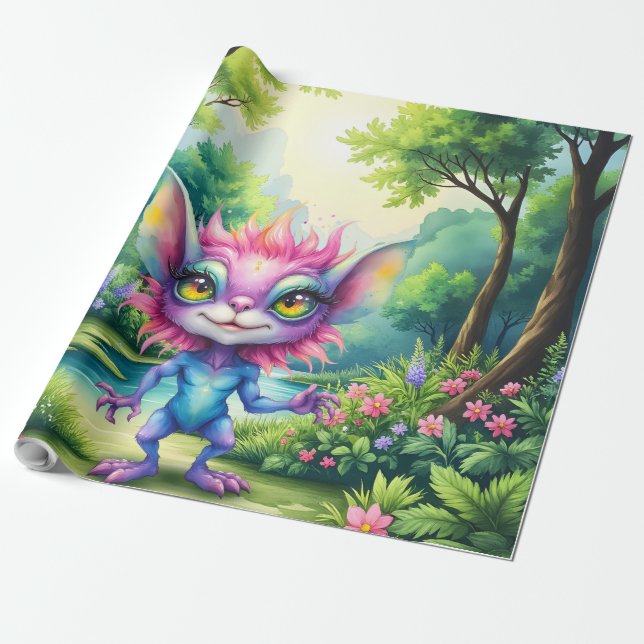 Papel De Presente Eu Venho em Paz… Provavelmente.  (Desenrolado)
