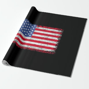 Papel De Presente EUA Bandeira Patriótica Americana Para Homens Meni