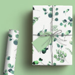Papel De Presente Eucalipto Verde Brilhante Folhagem Rústica Aquarel<br><div class="desc">Eleve a entrega de presentes com nosso Papel de Embrulho Aquarela de Eucalipto Verde Vibrante e Verde Floresta. Perfeito para casamentos,  chás de bebê e chás de noiva,  este papel de embrulho apresenta folhas de eucalipto exuberantes em tons variados de verde,  lindamente renderizados em delicada aquarela.</div>