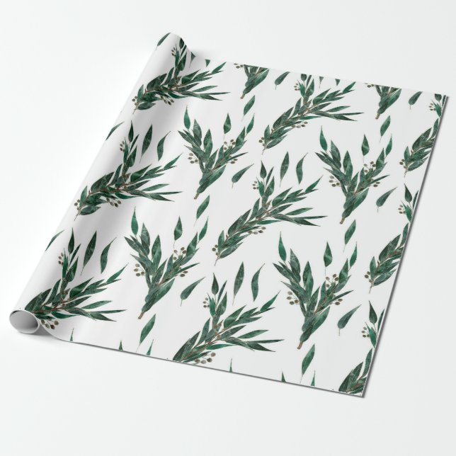 Papel De Presente Eucalyptus (Desenrolado)