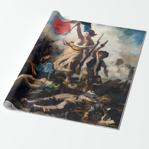 Papel De Presente Eugene Delacroix - Liberdade Liderando o Povo