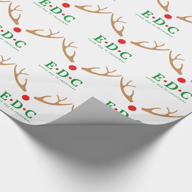 Papel De Presente Every Day is Christmas  (Ponta)