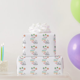 Papel De Presente Expectativas Divertidas de Ovos de Páscoa Coelhinh