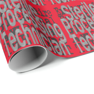 Papel De Presente Extraordinário Técnico de Processamento Estéril