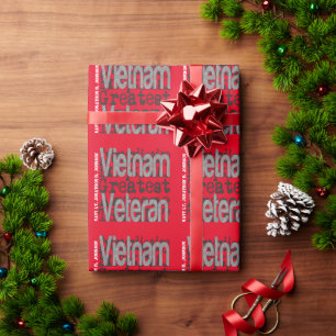 Papel De Presente Extraordinário Veterano do Vietnã PERSONALIZADO