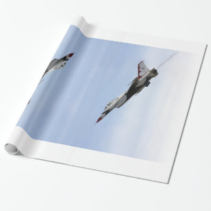 Papel De Presente F-16 Thunderbird A Voo