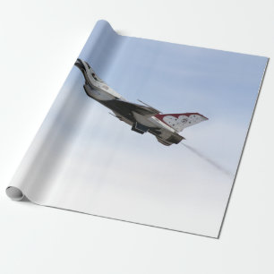 Papel De Presente F-16 Thunderbird A Voo