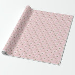 Papel De Presente Fa La Festiva Holly Christmas<br><div class="desc">Sagrado festivo com fa la la geomtralmente arranjado</div>