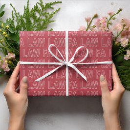 Papel De Presente Fa Law Law Funny Lawyer Joke Christmas