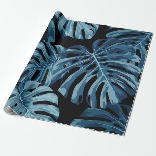 Papel De Presente Fábrica tropical de Monstera/design de planta domé