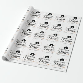 Papel De Presente Faça o Upload do Seu Próprio Design de Marcas Pers