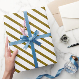 Papel De Presente Faça Seu Presente Brilhar em Ouro Antigo