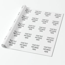 Papel De Presente Faça seu próprio costume personalizado