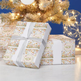 Papel De Presente Fada Fantasia Primeira Flor Silvestre
