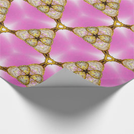 Papel De Presente Faiths Chic Elegant Designer Romântico 