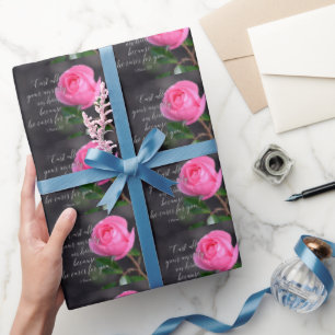 Papel De Presente Fale de sua Bíblia de ansiedade cristã.