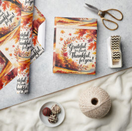 Papel De Presente Fall amizade