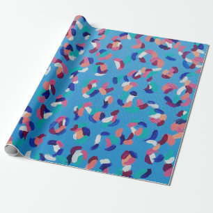 Papel De Presente Falling Stars Blue