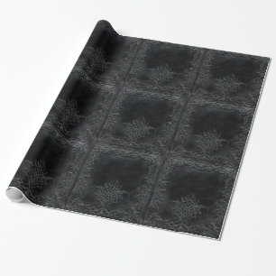 Papel De Presente Falln Dark Tribal