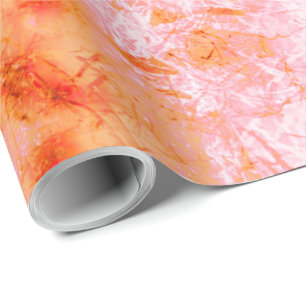 Papel De Presente Falsa pele de salmão, com partes clareadas