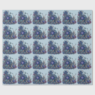 Papel De Presente Família de Caracol de Cristal Celestial – Galáxia