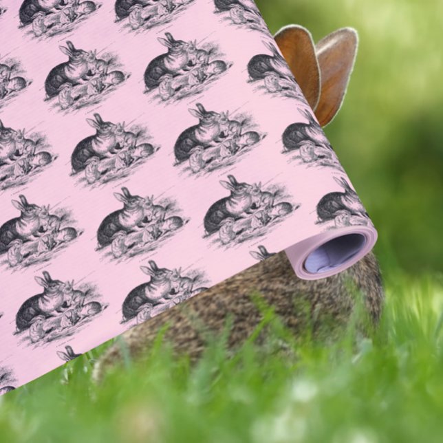 Papel De Presente Família de coelhos venenosos - desenho (Criador carregado)