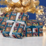 Papel De Presente Família de fotos personalizada 4 com mensagem DIY<br><div class="desc">Crie seu próprio pacote de presentes personalizado e estrague sua família e seus entes queridos com um cobrir único de presentes de fotos neste Natal,  graduação,  noivado,  aniversário; aniversário ou evento especial de celebrações corporativas.</div>