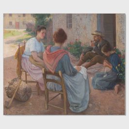 Papel De Presente Família tradicional italiana (Vintage Itália)