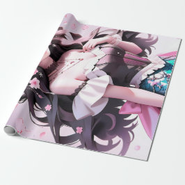 Papel De Presente Fantasia Submarina com Presente de Sereia