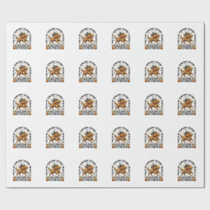 Papel De Presente Fantasias de Halloween Humano Retriever Dourado Ab