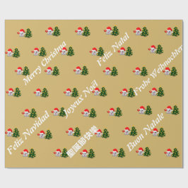 Papel De Presente Fantasma de whatsapp Feliz  Navidad varios idiomas
