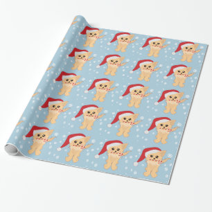 Papel De Presente Fantoche de Natal