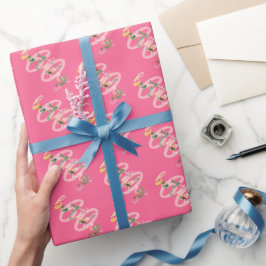 Papel De Presente Farinha de Aniversário do Verão Personalizada
