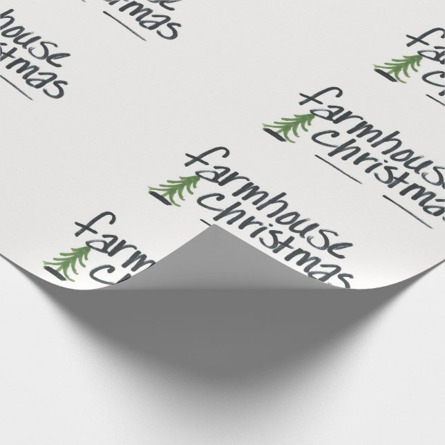 Papel De Presente Farmhouse Natal (Ponta)