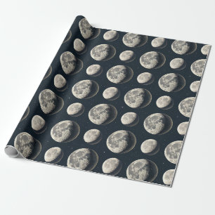 Papel De Presente Fase da Lua Celestial (3)