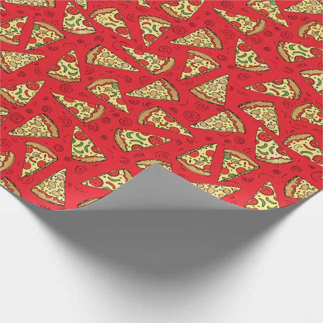 Papel De Presente Fatias de pizza (Ponta)