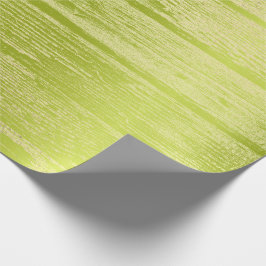 Papel De Presente Faux Champaigne Dourada Wood Shabby Verde limão