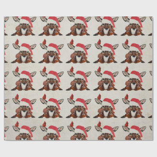 PAPEL DE PRESENTE FAWN & CARDINAL CHRISTMAS