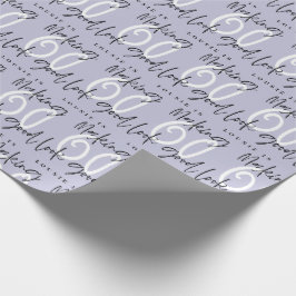 Papel De Presente Fazer 60 parece bom presente de aniversário