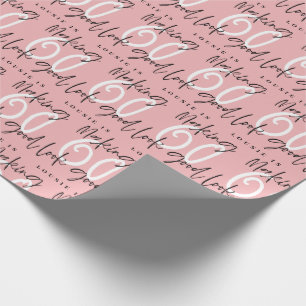 Papel De Presente Fazer 60 parece bom presente de aniversário