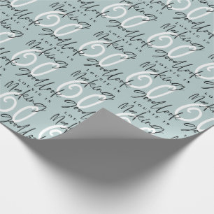 Papel De Presente Fazer 60 parece bom presente de aniversário