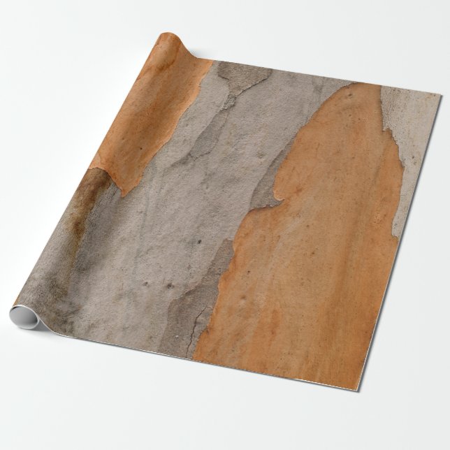 Papel De Presente Fechar foto do tronco da árvore (Desenrolado)