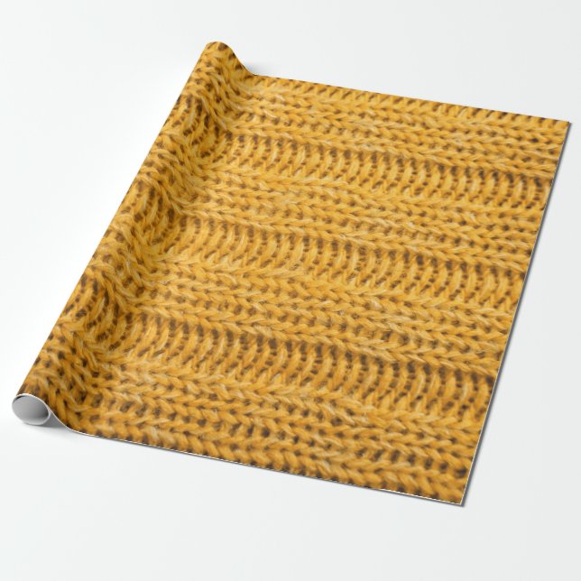 Papel De Presente Feche o fundo de malha amarela. Tr (Desenrolado)