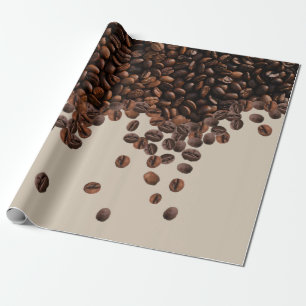 Papel De Presente Feijões de café
