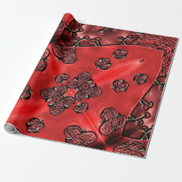 Papel De Presente Feira de Cranberry