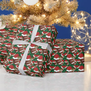 Papel De Presente Feiras de Natal DIY Name