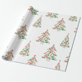 Papel De Presente Feita de pata de árvore de Natal